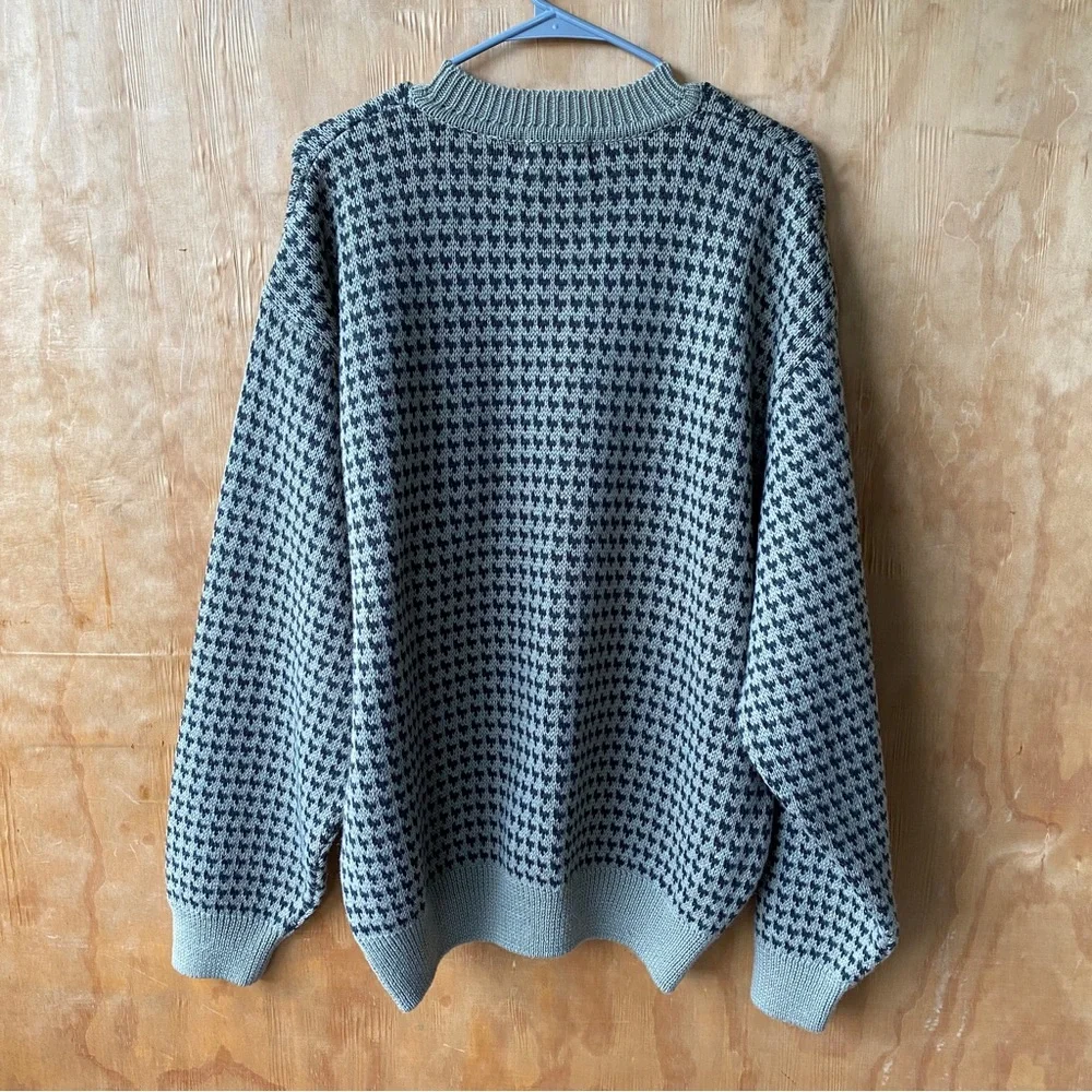 Paul Smith Wool Crewneck Autumn Fall Leaf Vintage Sweater Size 3 - Picture 2 of 7